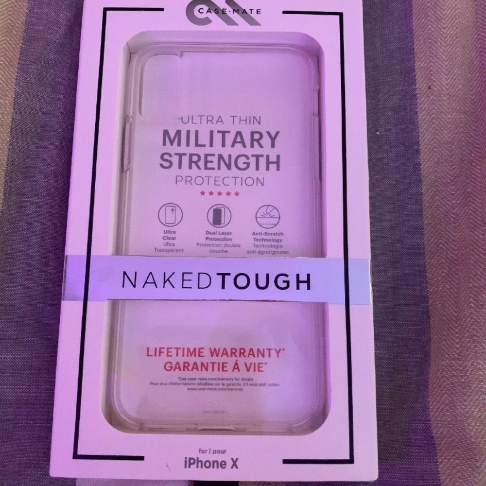 iPhone X clear case